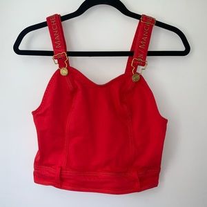 Red True Religion Overall top